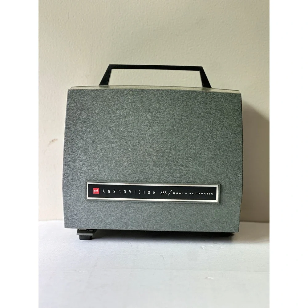 GAF Anscovision 388 Dual Automatic Movie Projector Standard Super 8mm Vintage